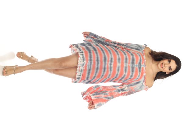Tie Dye Tunic Coral